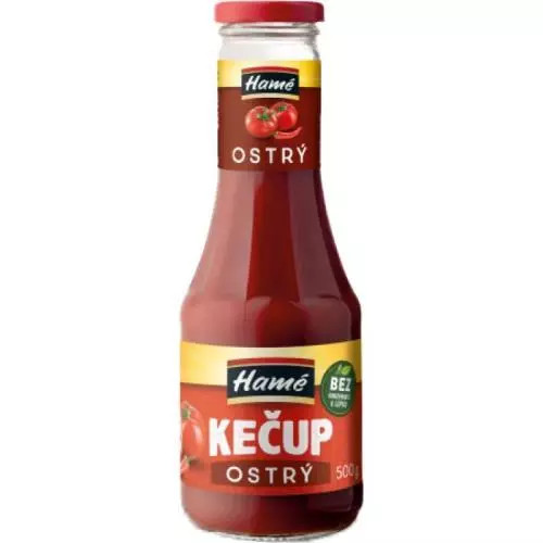 Hamé kečup ostrý 500g