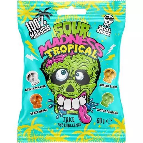 Argo bonbóny sour madness tropical 60g