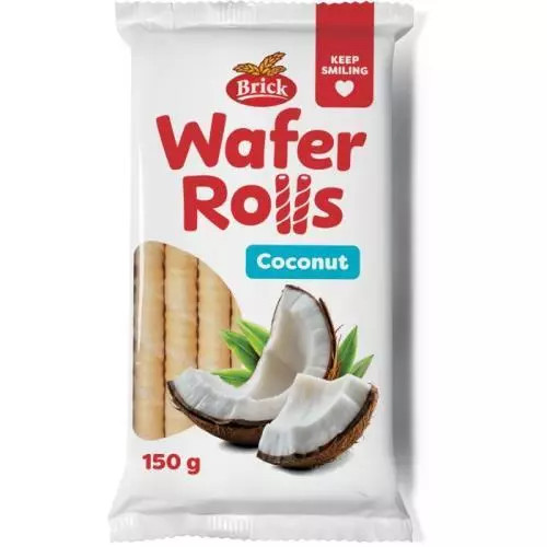 Brick trubičky kokos 150g