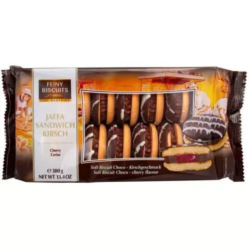 FeinyBiscuits jaffa sandwich chocolate cream-cherry 380g