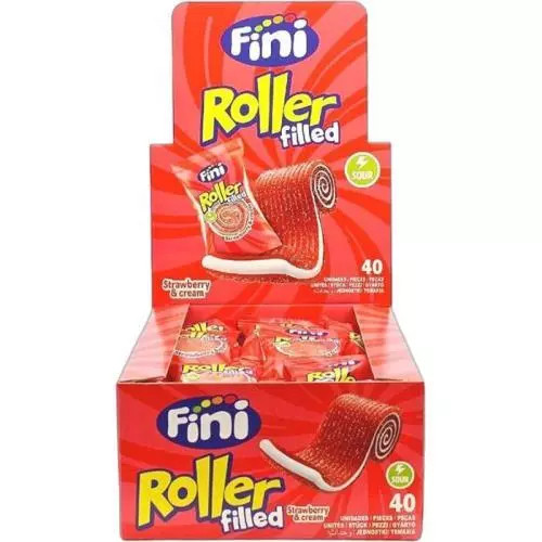 Fini roller @18ks filled strawberry cream 360g