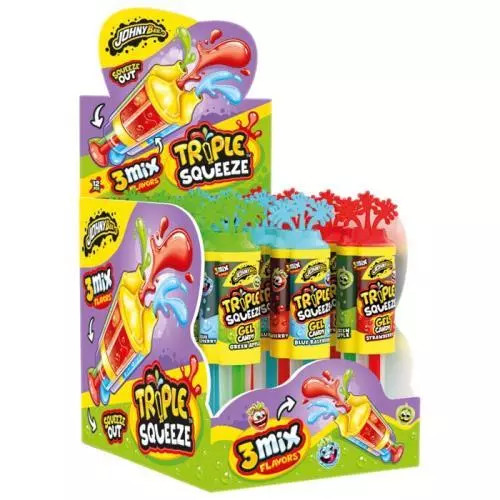 JohnyBee gel candy triple squeeze /12/ 51g