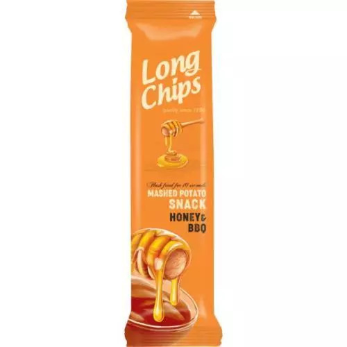 LongChips bramborový snack med a bbq 75g