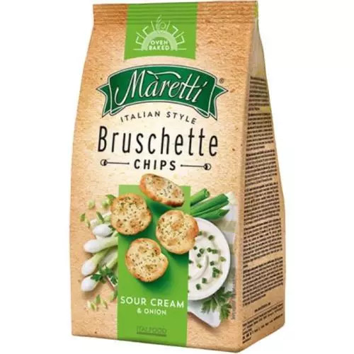 Maretti bruschetta sour cream & onion 140g