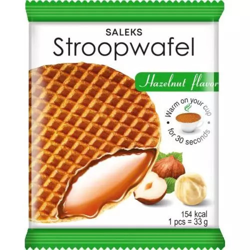 Saleks stroopwafel hazelnut flavor 33g (UKR)