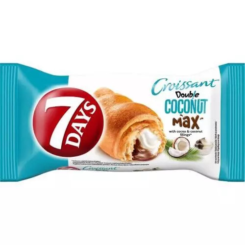 7Days croissant doublemax cocoa-coconut fillings 80g