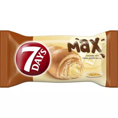 7Days croissant max creme brulee filling 80g