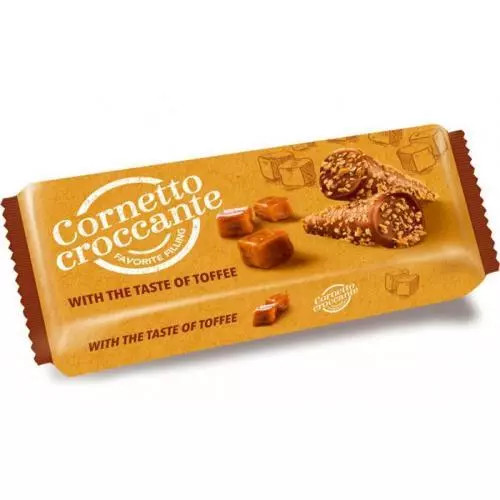 Cornetto wafers toffi 112g