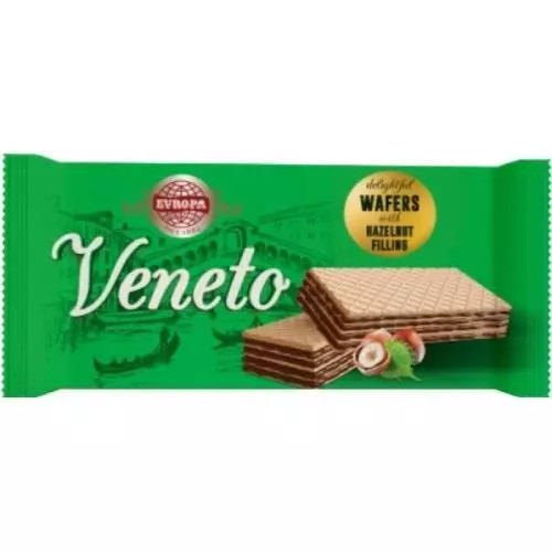 Evropa Veneto wafers hazelnut filling /24/ 65g