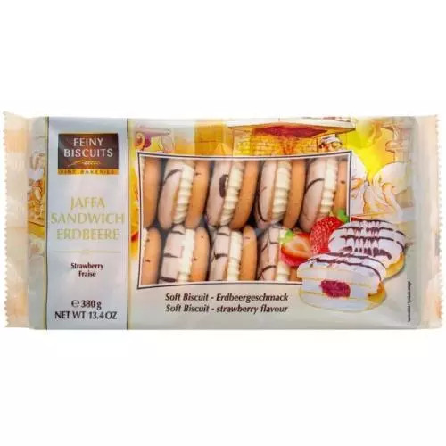 FeinyBiscuits jaffa sandwich strawberry-cream 380g