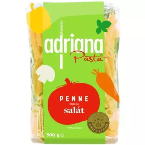 Adriana těstoviny semolinové penne 500g