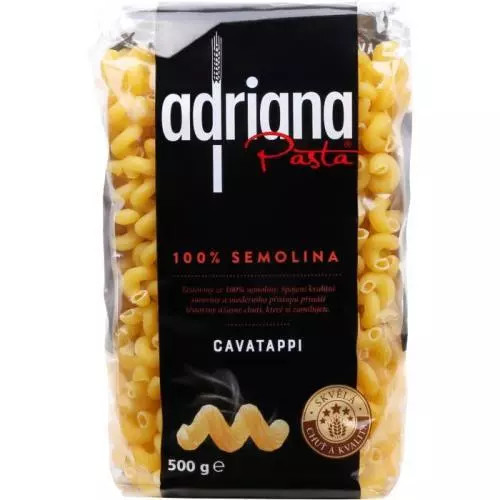 Adriana těstoviny semolinové vývrtky 500g