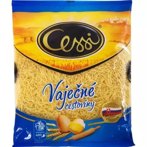 Cessi těstoviny vaječné niťovky 400g