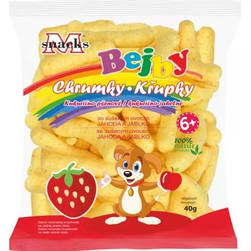 Pex Bejby křupky 40g jahoda - jablko