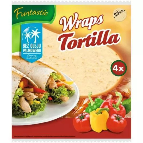 Kand tortilla 4x25cm 250g