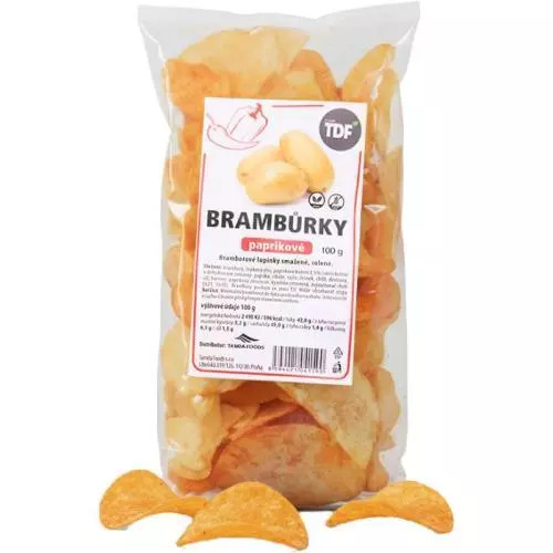 TDF brambůrky paprikové 100g