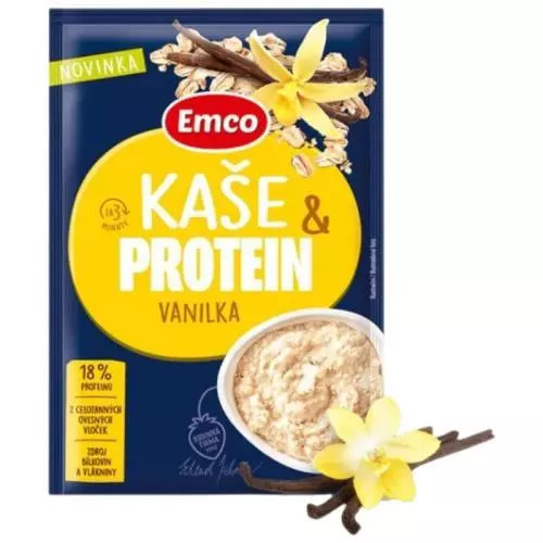 Emco kaše proteinová vanilková 50g