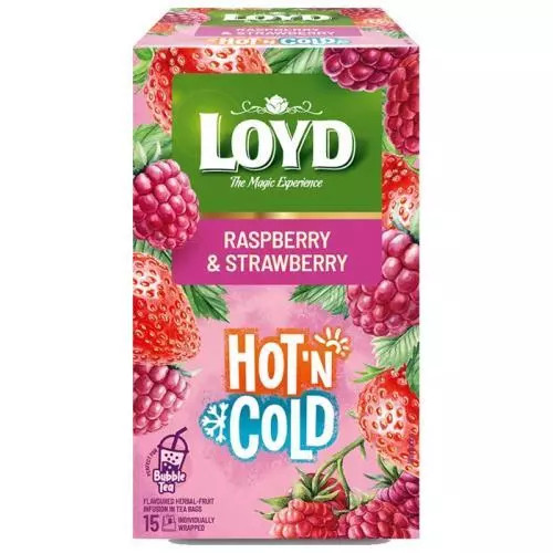 Loyd Tea hot&cold maliny jahody 30g
