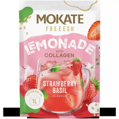 Mokate lemonade jahoda bazalka 40g