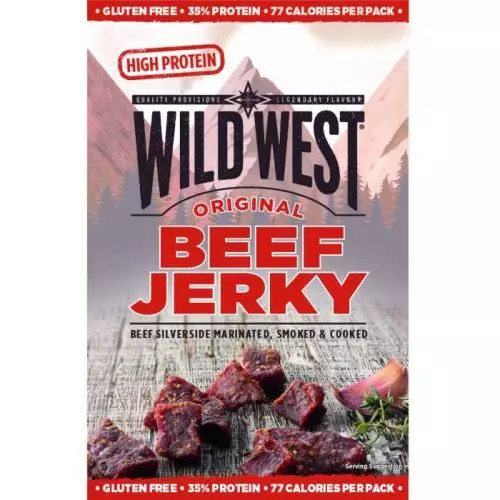 Wild West hovězí jerky original 25g UK
