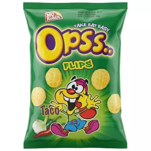 McRobin Opss kukuřičné křupky taco 25g