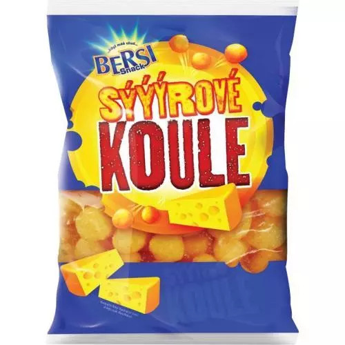Bersi snack sýrové koule 120g