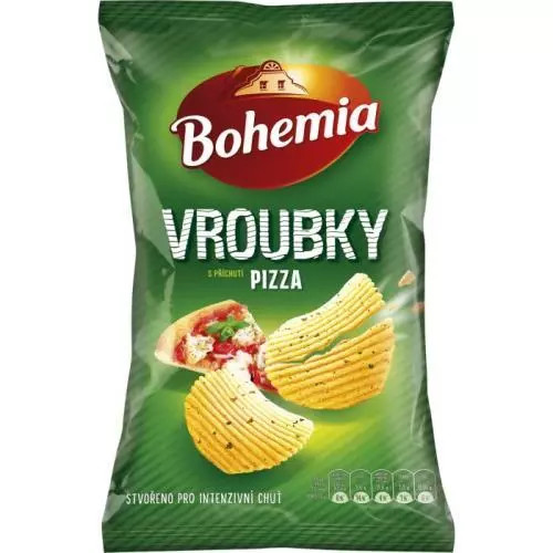 Bohemia vroubkované pizza 120g
