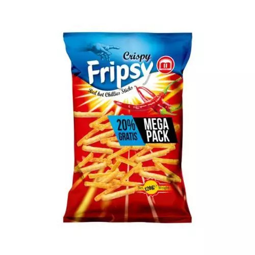 Fripsy crispy tyčinky chilli 120g