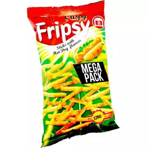 Fripsy crispy tyčinky hot dog 120g
