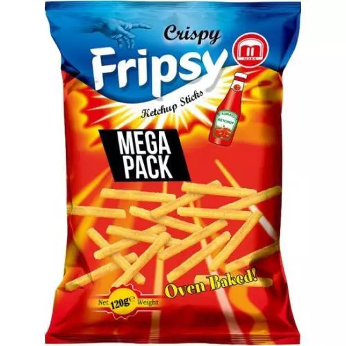 Fripsy crispy tyčinky ketchup 120g