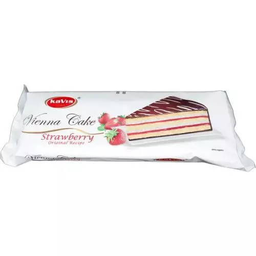 Kavis vienna piškotový dort strawberry 200g