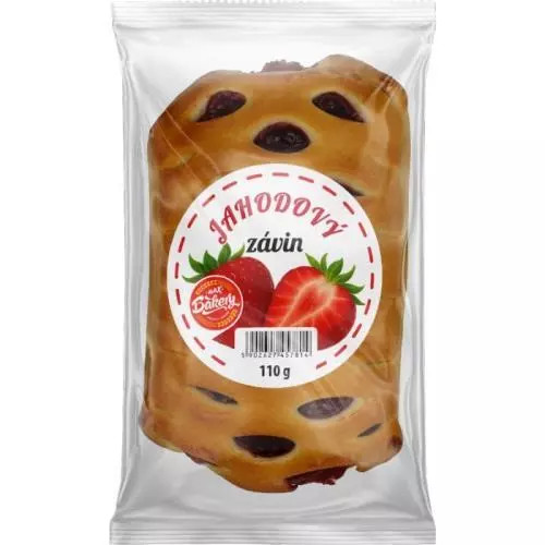 MaxBakery závin jahoda /14/ 110g
