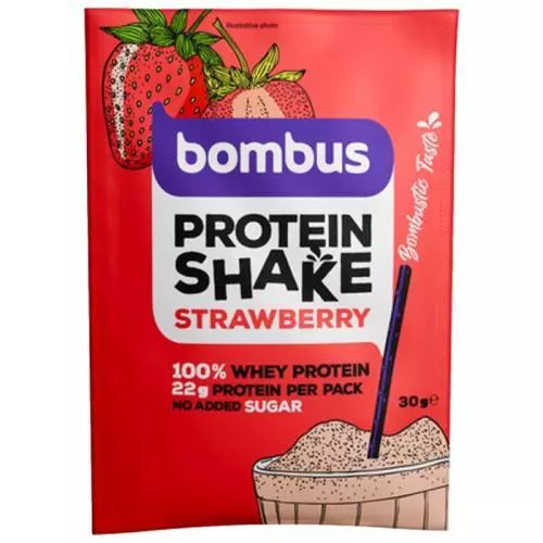 Bombus protein shake strawberry 30g