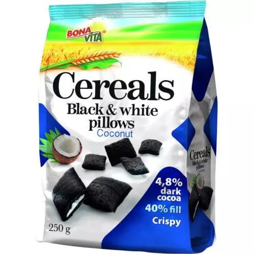 BonaVita black&white kokos 250g