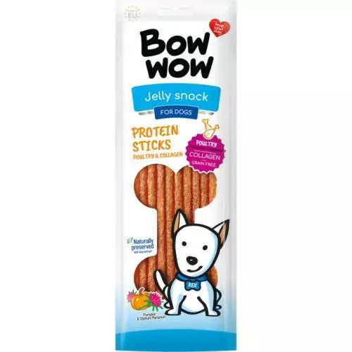 Bow wow poch. Drůbeží tyčinky 10ks 1 bal.