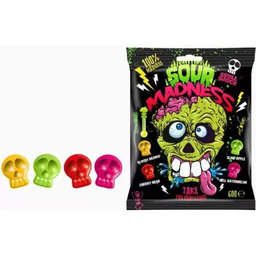 Argo bonbóny sour madness mix příchuti 60g
