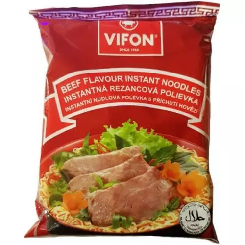 Vifon instantní nudle 60g s hovězí příchutí (MY BO)