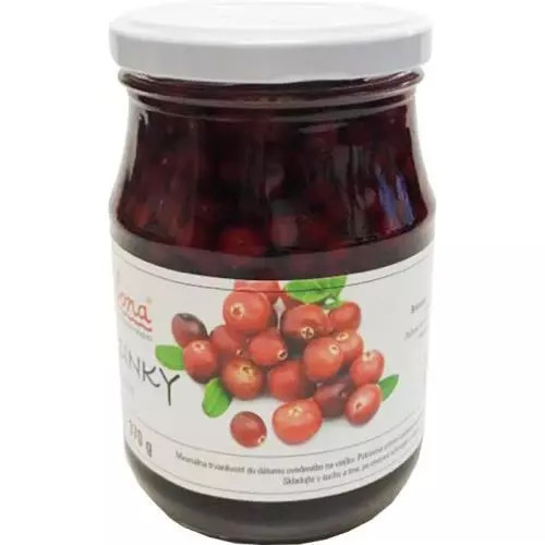 Alibona kompot brusinky 370g