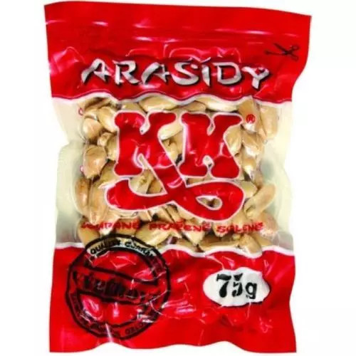 KK arašídy pražené solené 75g