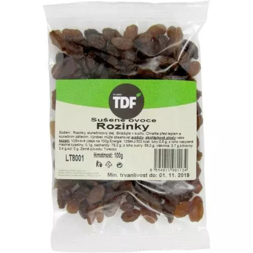 TDF rozinky 100g