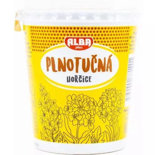 Alba hořčice plnotučné kelímek 400g
