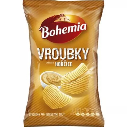 Bohemia vroubkované hořčice 120g