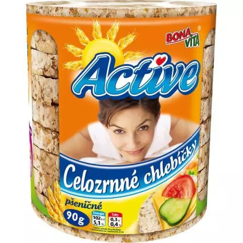 BonaVita Active chlebíčky celozrnné pšenice 90g
