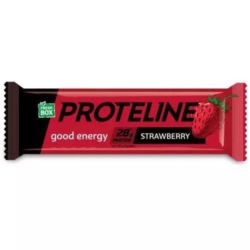 FreshBox proteline tyčinka jahodový /24/ 40g (UKR)