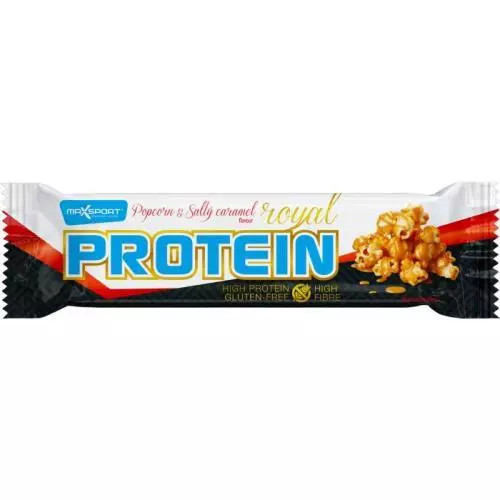 MaxSport Royal Protein Bar 60g popcorn/ slaný karamel