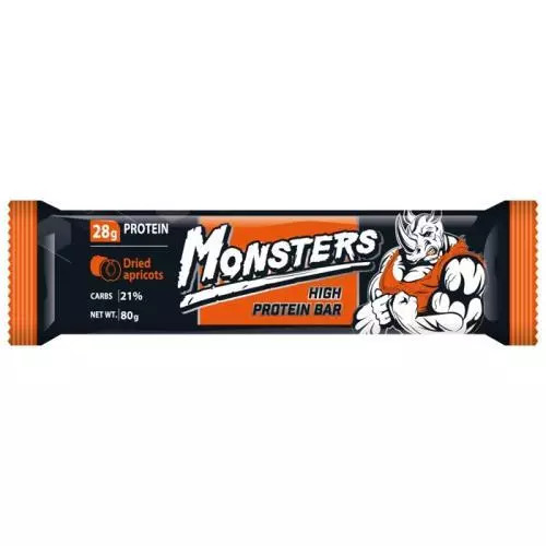 Monsters protein bar meruňka /20/ 80g (UKR)