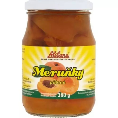 Alibona meruňky půlené 340g