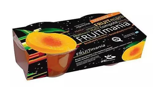 ATI Fruit ATI Delicates Fruit Exclusive Broskvový kompot 2x120g