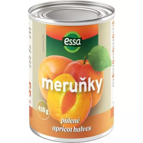 Essa meruňky půlené loupané 410g