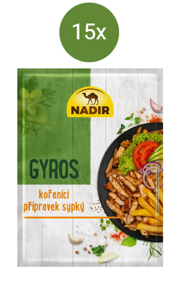 Nadir gyros 15x20g